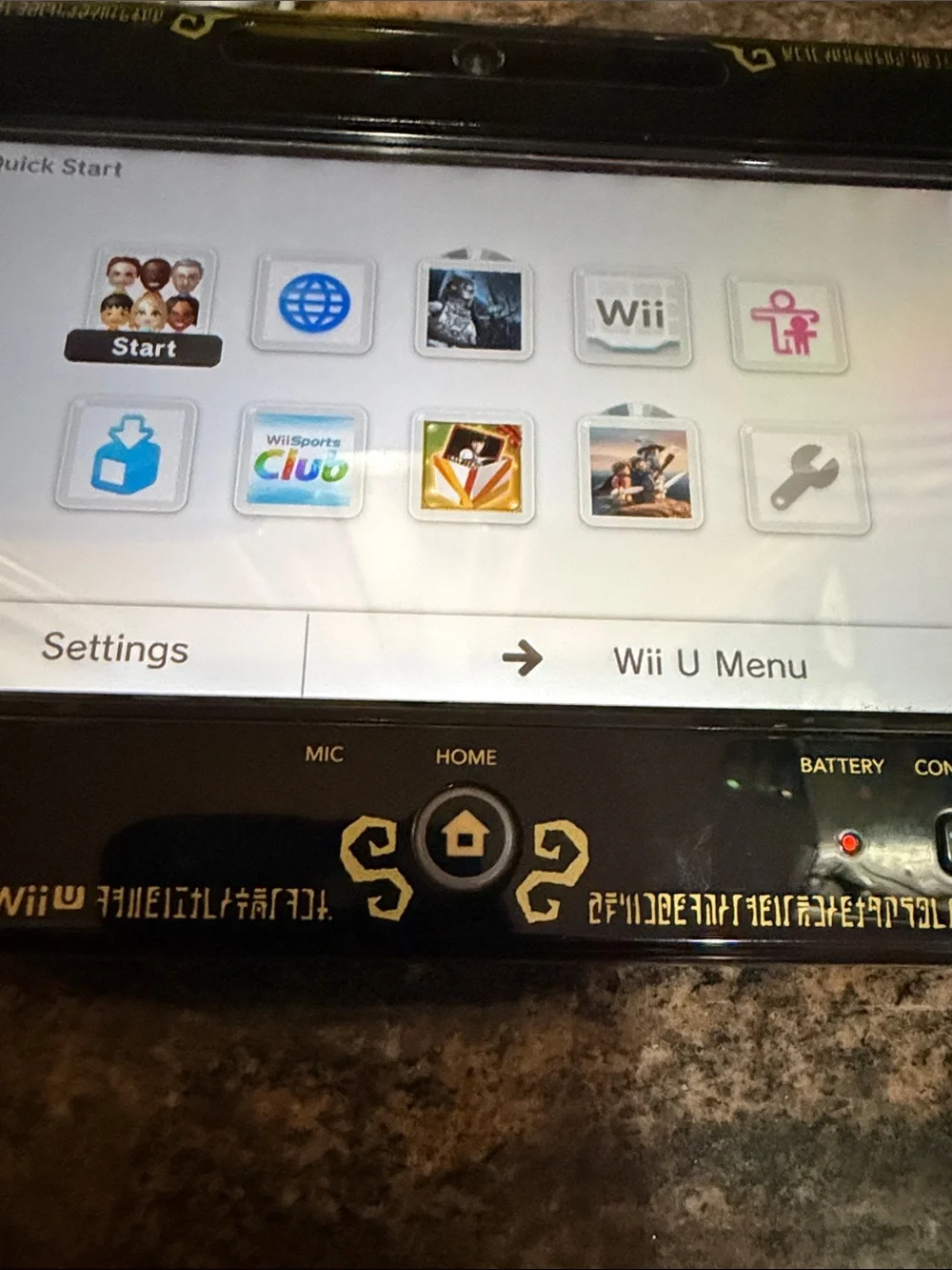 Nintendo Wii U Gamepad Zelda Edition WUP-010 - Gamepad only